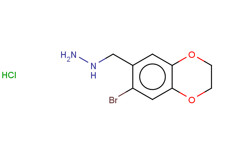 [(7-bromo-2,3-dihydro-1,4-benzodioxin-6-yl)methyl]hydrazine hydrochloride
