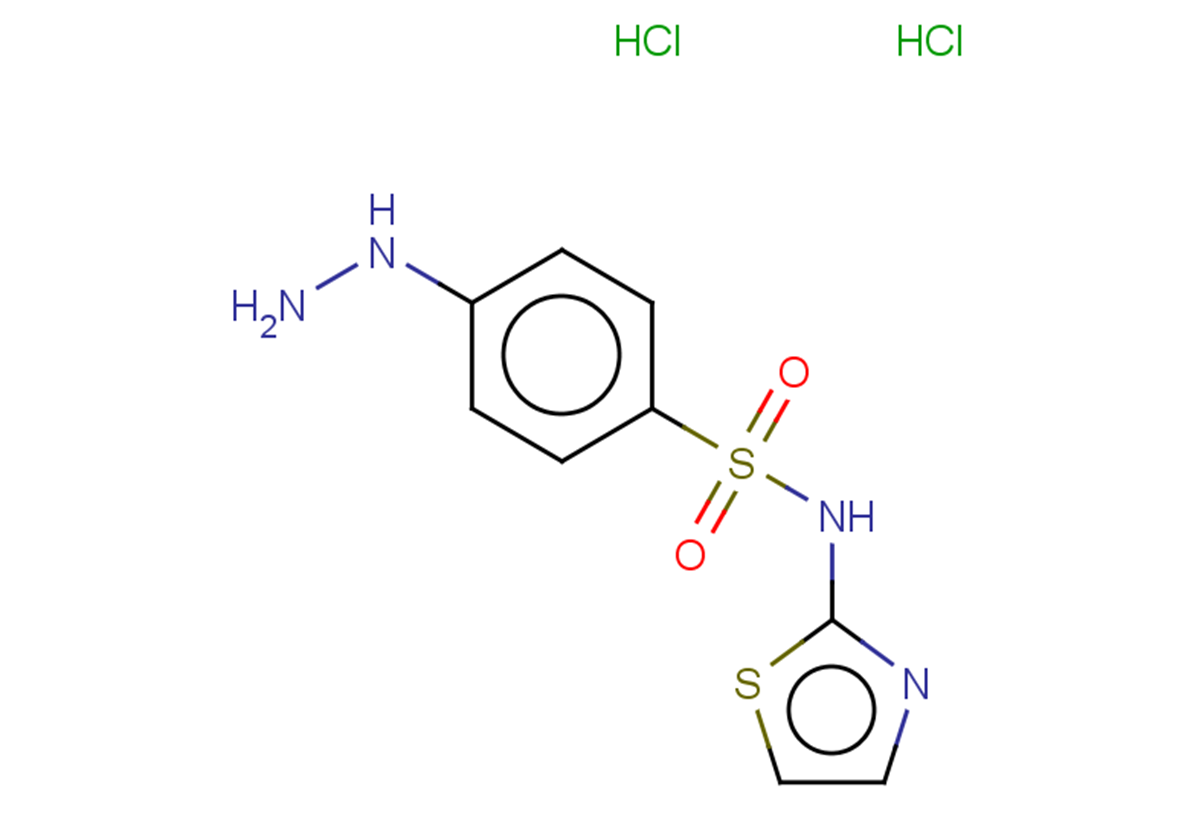 4-hydrazinyl-N-(1,3-thiazol-2-yl)benzene-1-sulfonamide dihydrochloride