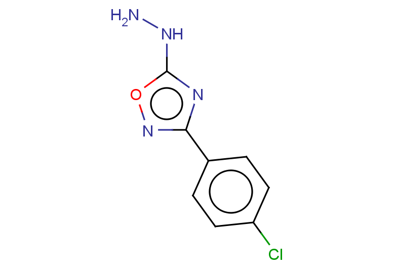 3-(4-chlorophenyl)-5-hydrazinyl-1,2,4-oxadiazole