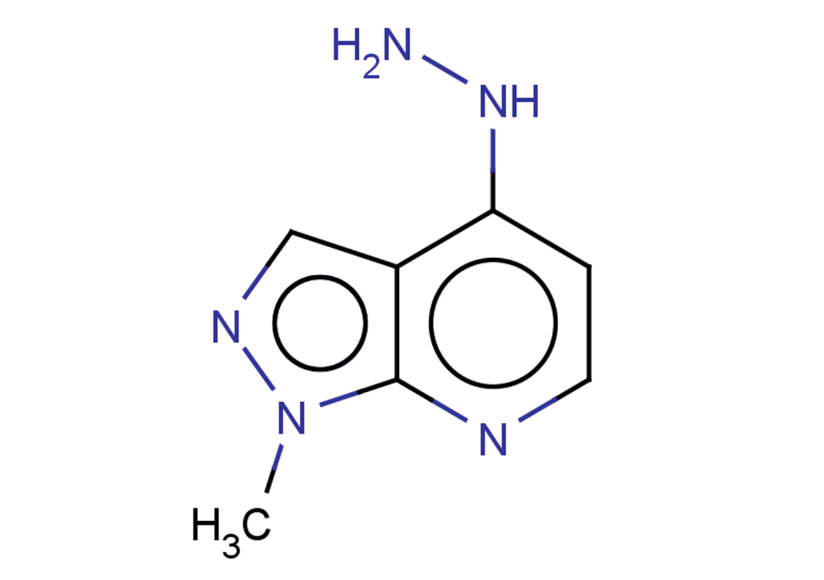 4-hydrazinyl-1-methyl-1H-pyrazolo[3,4-b]pyridine
