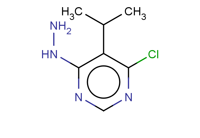 4-chloro-6-hydrazinyl-5-(propan-2-yl)pyrimidine
