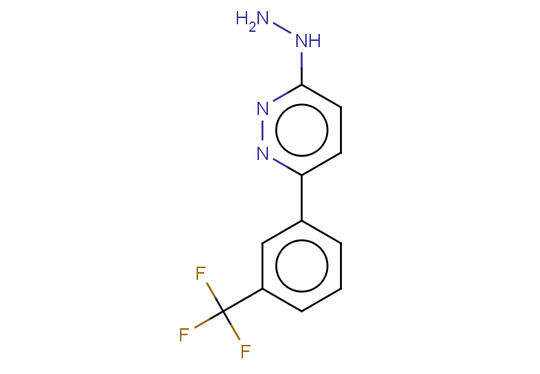 3-hydrazinyl-6-[3-(trifluoromethyl)phenyl]pyridazine