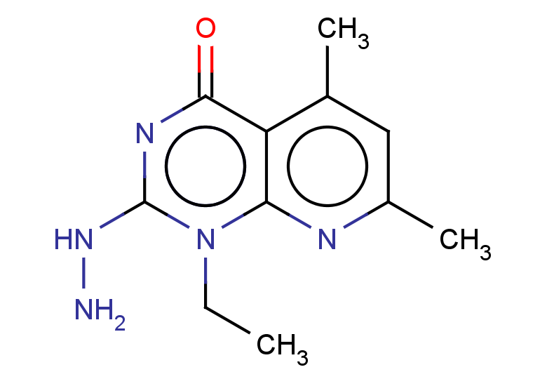 1-ETHYL-2-HYDRAZINO-5,7-DIMETHYLPYRIDO[2,3-D]PYRIMIDIN-4(1H)-ONE