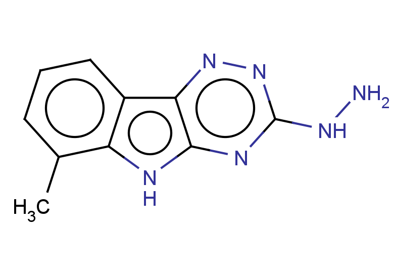 3-hydrazinyl-6-methyl-5H-[1,2,4]triazino[5,6-b]indole