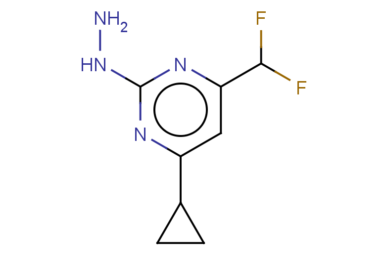 4-CYCLOPROPYL-6-(DIFLUOROMETHYL)-2-HYDRAZINOPYRIMIDINE