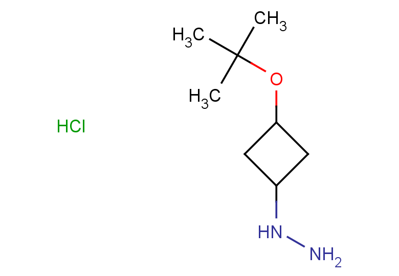[3-(tert-butoxy)cyclobutyl]hydrazine hydrochloride, Mixture of diastereomers