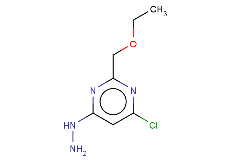 4-chloro-2-(ethoxymethyl)-6-hydrazinylpyrimidine