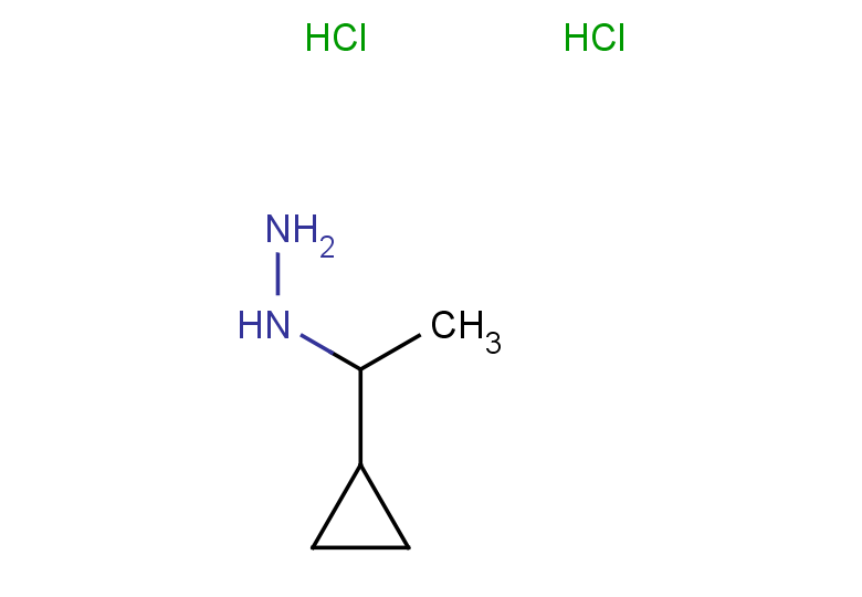 (1-cyclopropylethyl)hydrazine dihydrochloride
