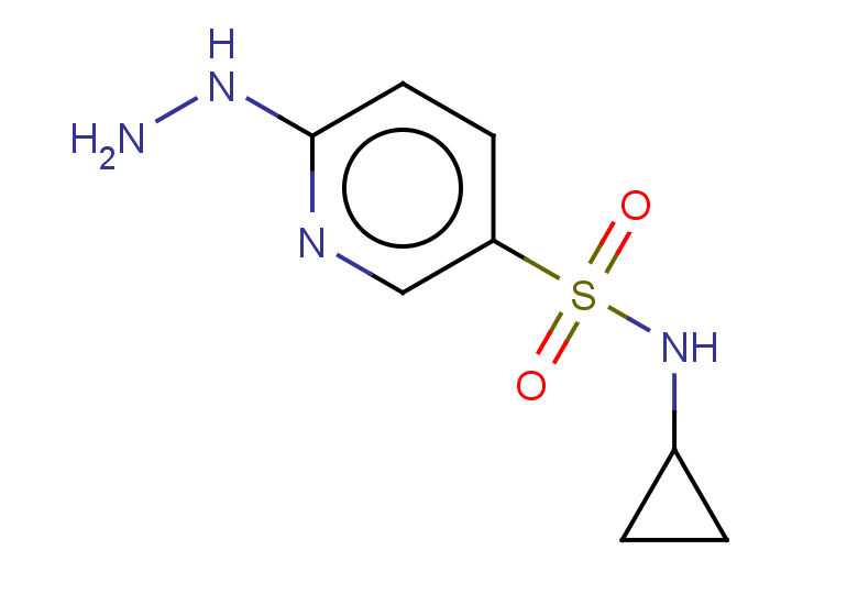 N-cyclopropyl-6-hydrazinylpyridine-3-sulfonamide