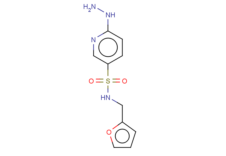 N-(furan-2-ylmethyl)-6-hydrazinylpyridine-3-sulfonamide
