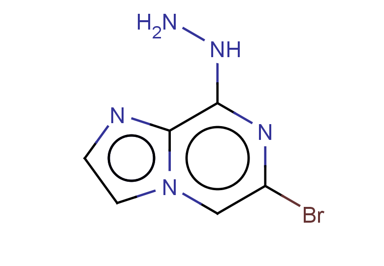 6-bromo-8-hydrazinylimidazo[1,2-a]pyrazine