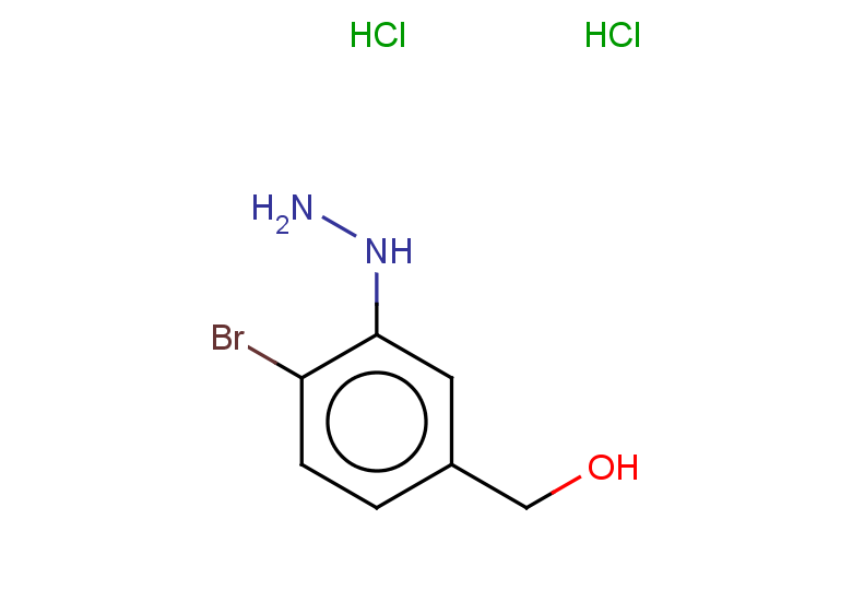 (4-bromo-3-hydrazinylphenyl)methanol dihydrochloride