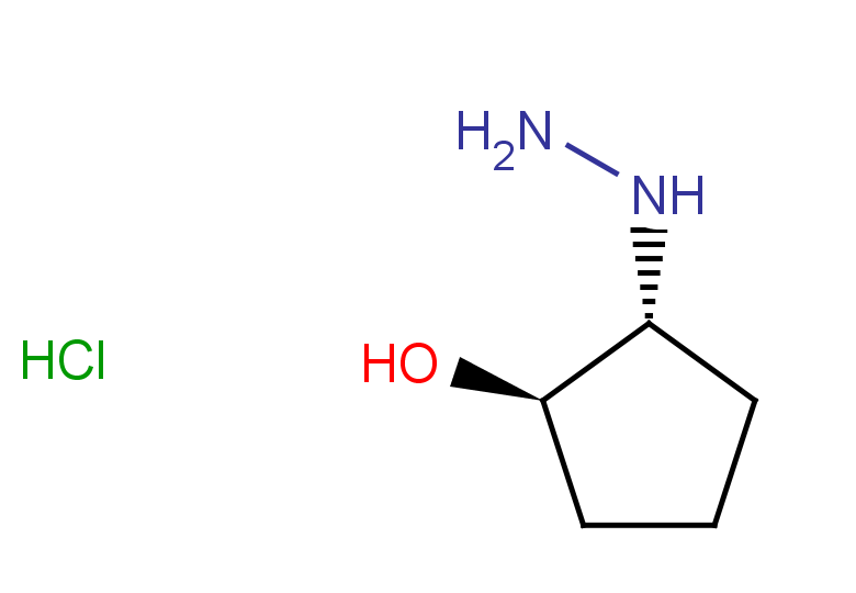 rac-(1R,2R)-2-hydrazinylcyclopentan-1-ol hydrochloride, trans