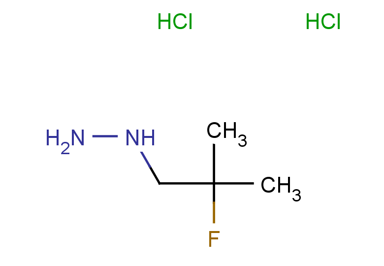(2-fluoro-2-methylpropyl)hydrazine dihydrochloride