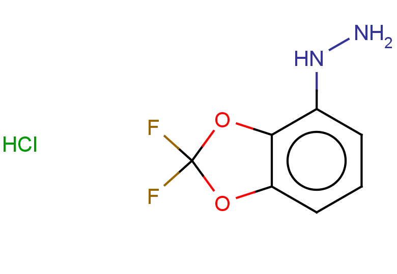 (2,2-difluoro-1,3-dioxaindan-4-yl)hydrazine hydrochloride