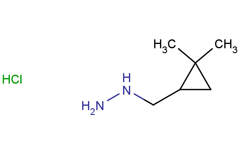 [(2,2-dimethylcyclopropyl)methyl]hydrazine hydrochloride