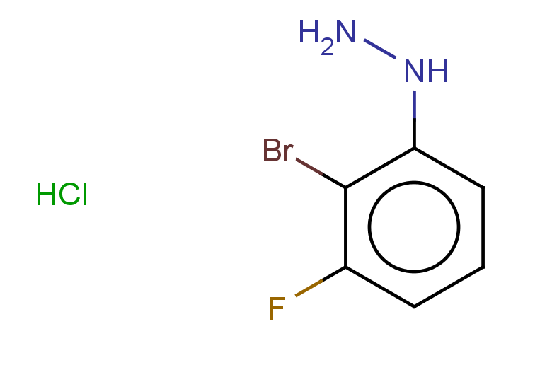 (2-bromo-3-fluorophenyl)hydrazine hydrochloride