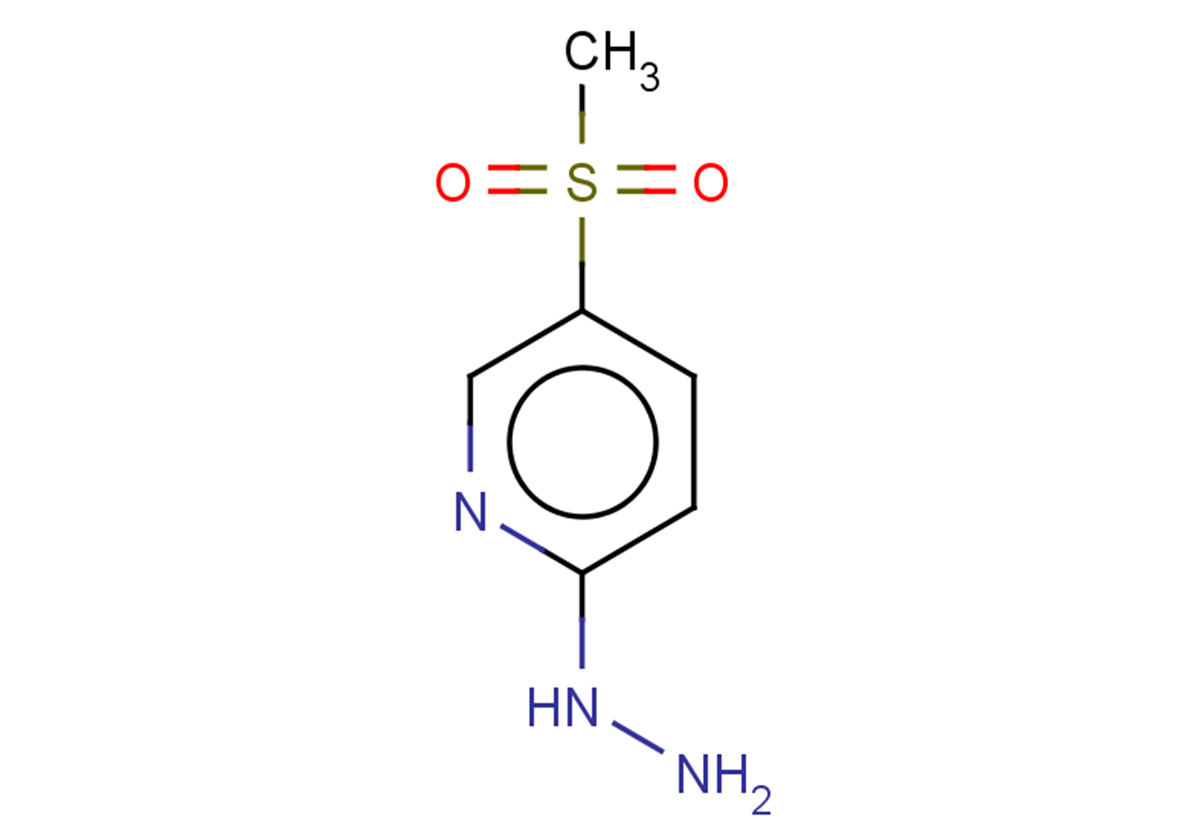 2-hydrazinyl-5-(methylsulfonyl)pyridine
