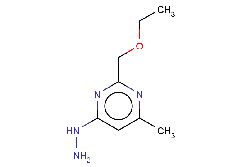2-(ethoxymethyl)-4-hydrazinyl-6-methylpyrimidine