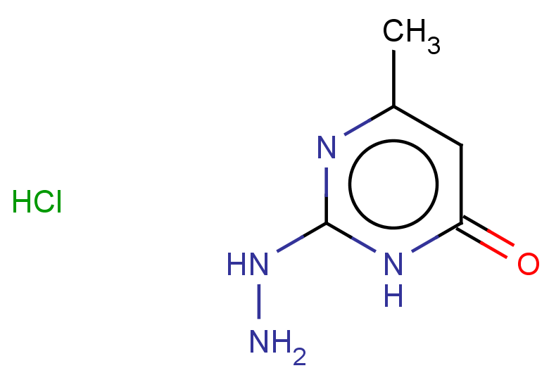 2-hydrazinyl-6-methyl-3,4-dihydropyrimidin-4-one hydrochloride