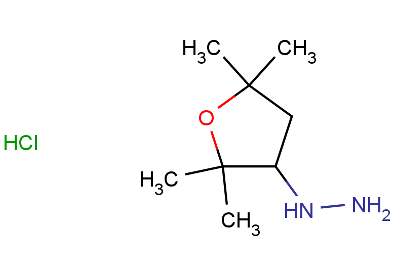 (2,2,5,5-tetramethyloxolan-3-yl)hydrazine hydrochloride