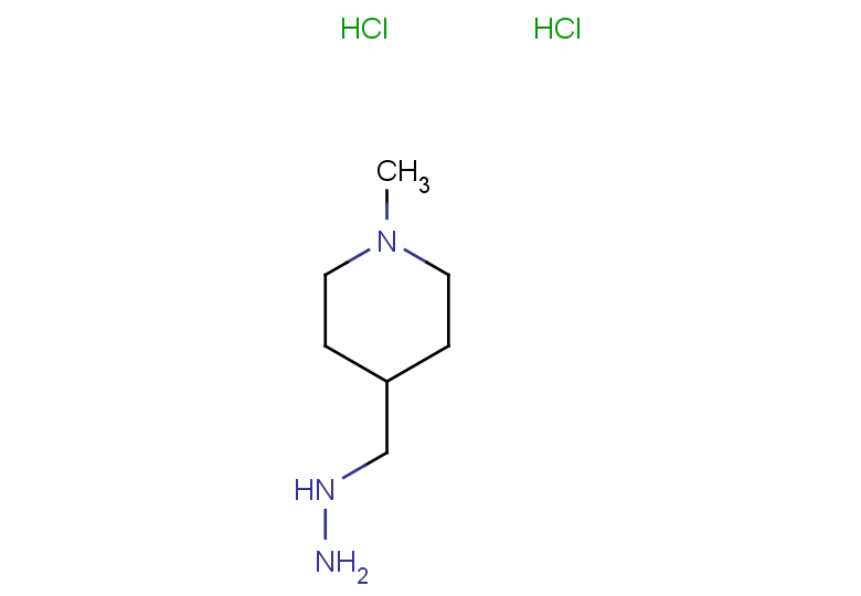 4-(hydrazinylmethyl)-1-methylpiperidine dihydrochloride
