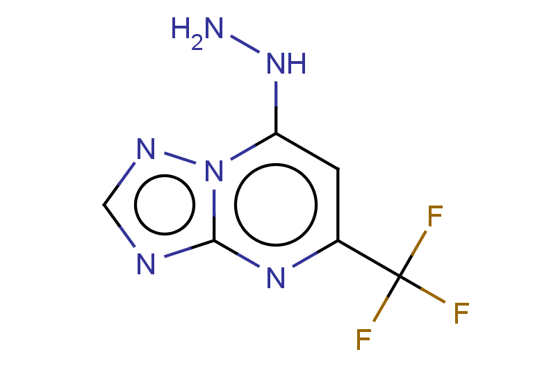 7-hydrazinyl-5-(trifluoromethyl)-[1,2,4]triazolo[1,5-a]pyrimidine