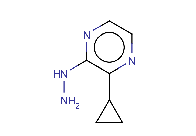 2-cyclopropyl-3-hydrazinylpyrazine