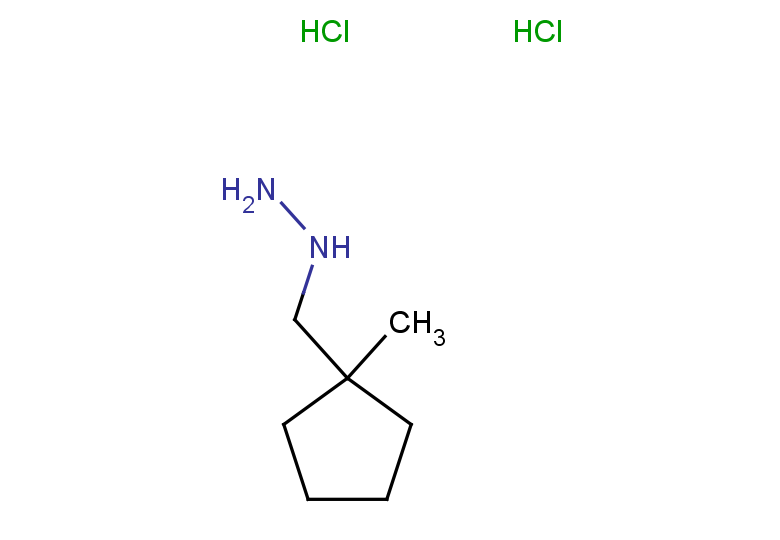 [(1-methylcyclopentyl)methyl]hydrazine dihydrochloride