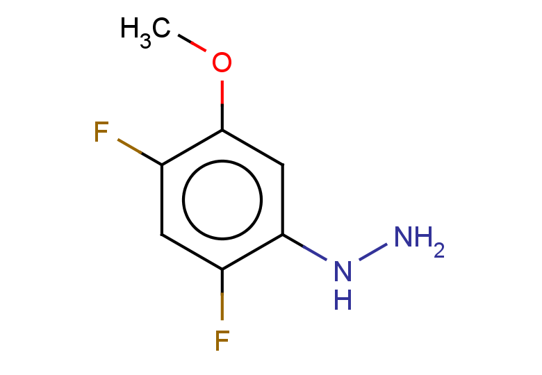 (2,4-difluoro-5-methoxyphenyl)hydrazine