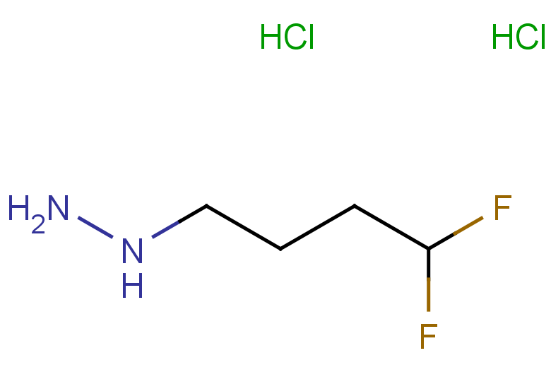(4,4-difluorobutyl)hydrazine dihydrochloride