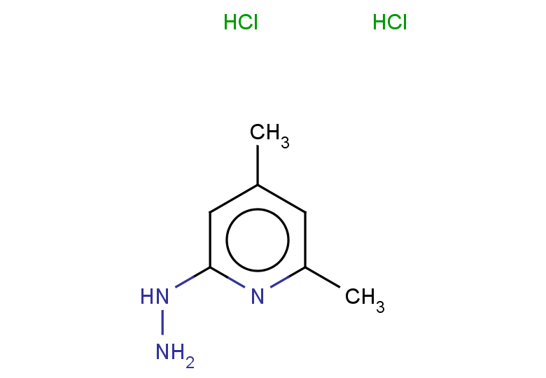 2-hydrazinyl-4,6-dimethylpyridine dihydrochloride