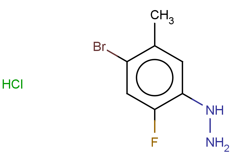 (4-bromo-2-fluoro-5-methylphenyl)hydrazine hydrochloride