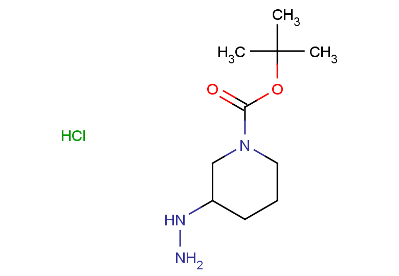 tert-butyl 3-hydrazinylpiperidine-1-carboxylate hydrochloride