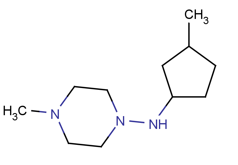4-methyl-N-(3-methylcyclopentyl)piperazin-1-amine, Mixture of diastereomers