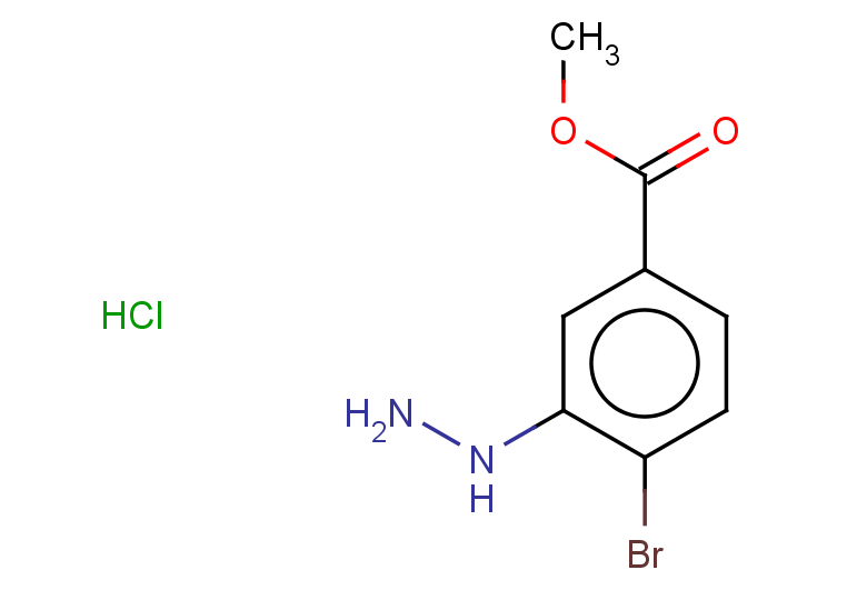 methyl 4-bromo-3-hydrazinylbenzoate hydrochloride