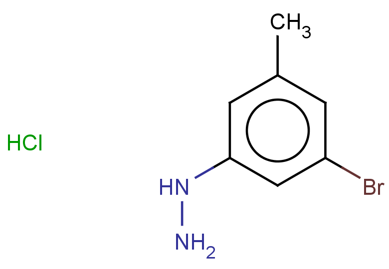 (3-bromo-5-methylphenyl)hydrazine hydrochloride