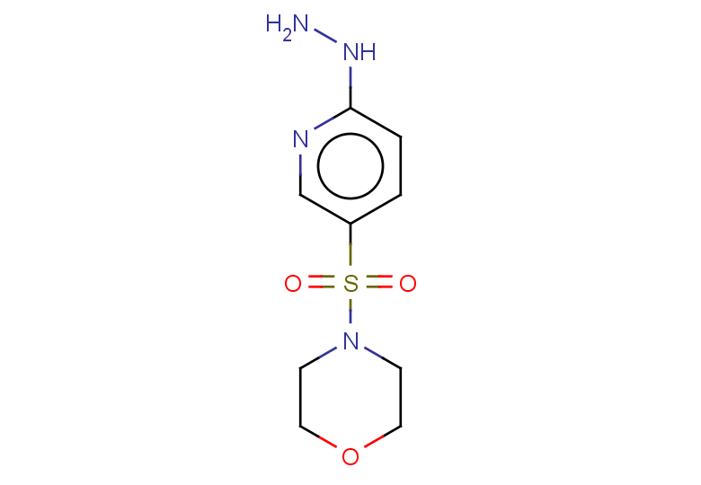 4-[(6-hydrazinylpyridin-3-yl)sulfonyl]morpholine
