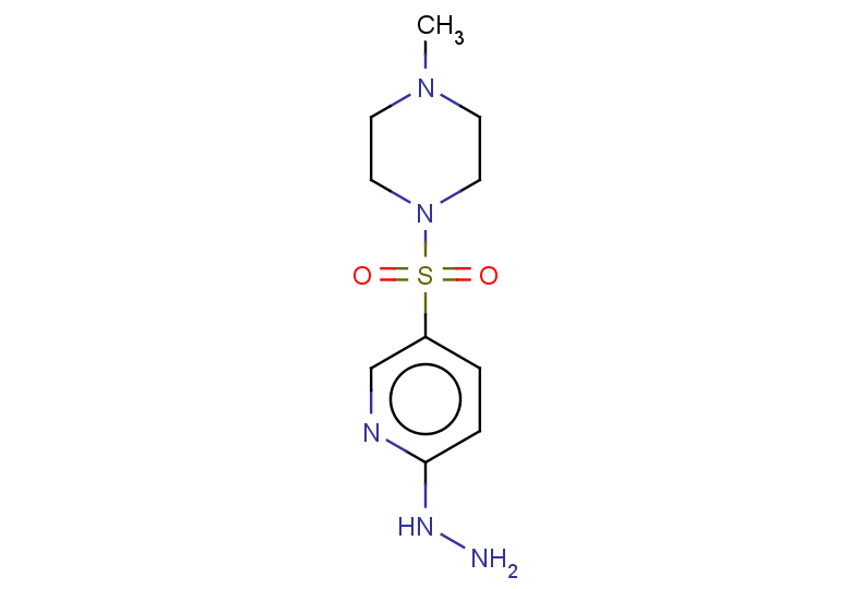 1-[(6-hydrazinylpyridin-3-yl)sulfonyl]-4-methylpiperazine
