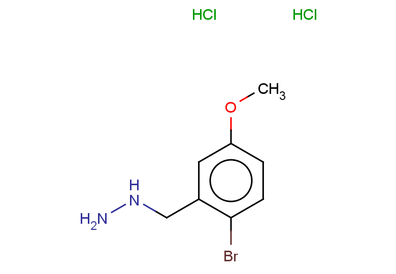 [(2-bromo-5-methoxyphenyl)methyl]hydrazine dihydrochloride