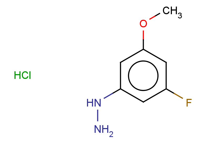 (3-fluoro-5-methoxyphenyl)hydrazine hydrochloride