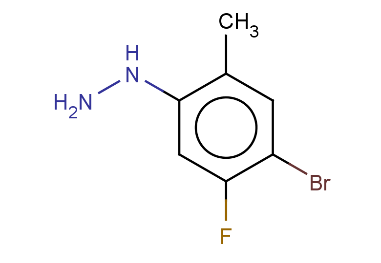 (4-bromo-5-fluoro-2-methylphenyl)hydrazine