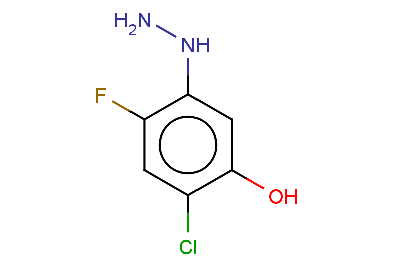 2-chloro-4-fluoro-5-hydrazinylphenol