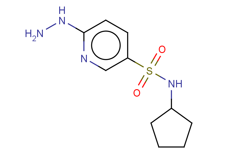 N-cyclopentyl-6-hydrazinylpyridine-3-sulfonamide