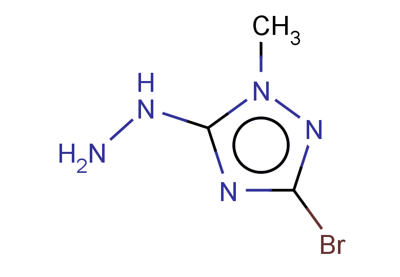 3-bromo-5-hydrazinyl-1-methyl-1H-1,2,4-triazole