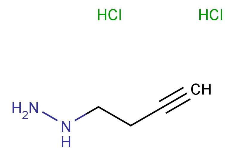 (but-3-yn-1-yl)hydrazine dihydrochloride