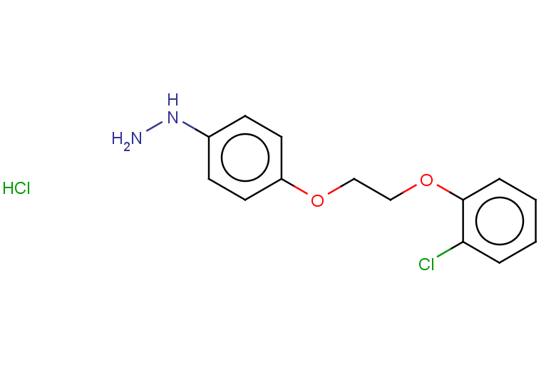 {4-[2-(2-chlorophenoxy)ethoxy]phenyl}hydrazine hydrochloride