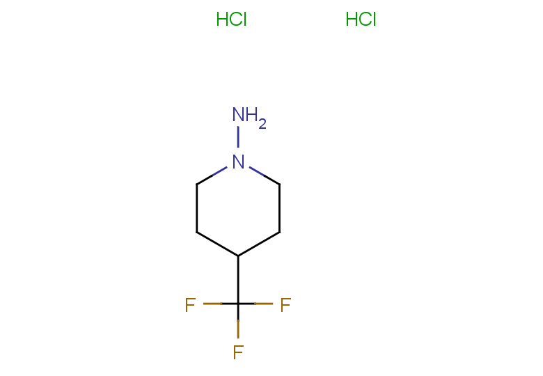 4-(trifluoromethyl)piperidin-1-amine dihydrochloride