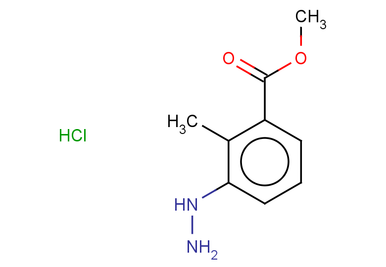 methyl 3-hydrazinyl-2-methylbenzoate hydrochloride