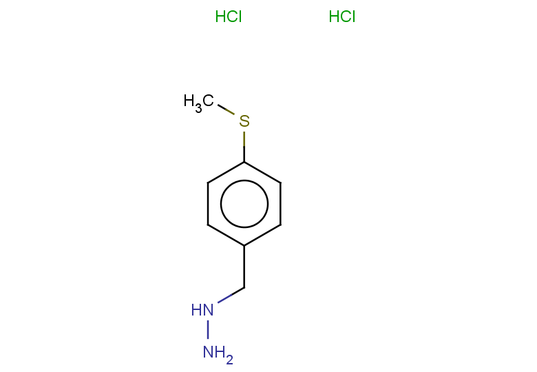 {[4-(methylsulfanyl)phenyl]methyl}hydrazine dihydrochloride